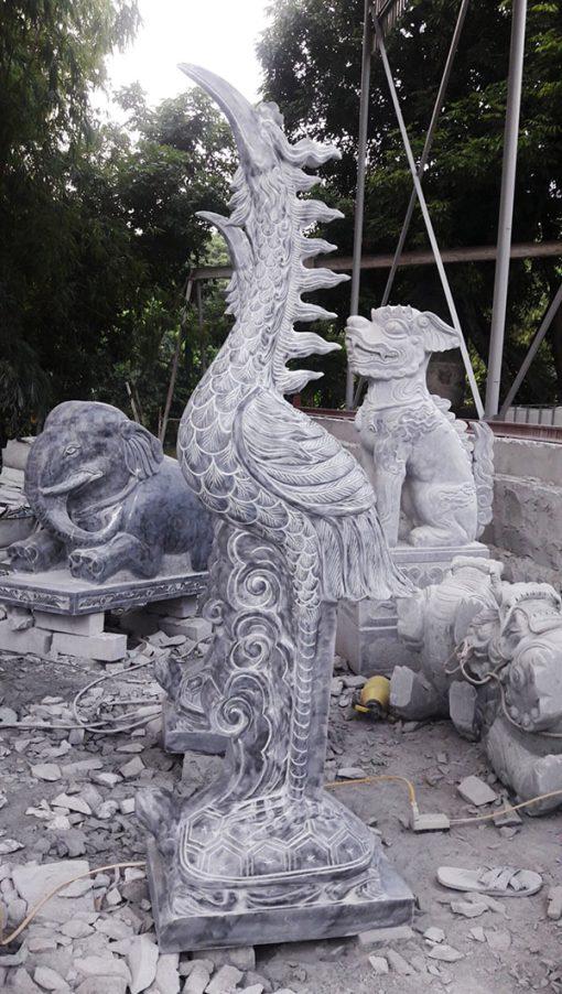 Hạc thờ bằng đá - 05