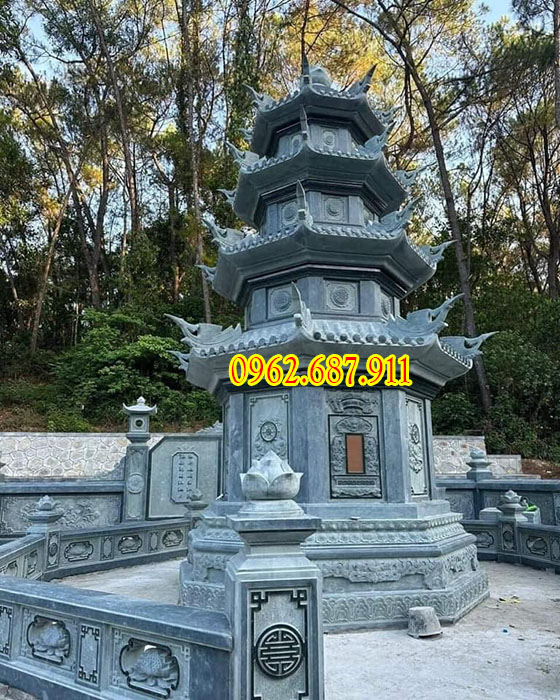 Xây dựng mộ đá tháp lục giác