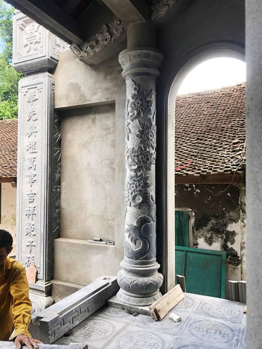 Cột đá hiên nhà - 04