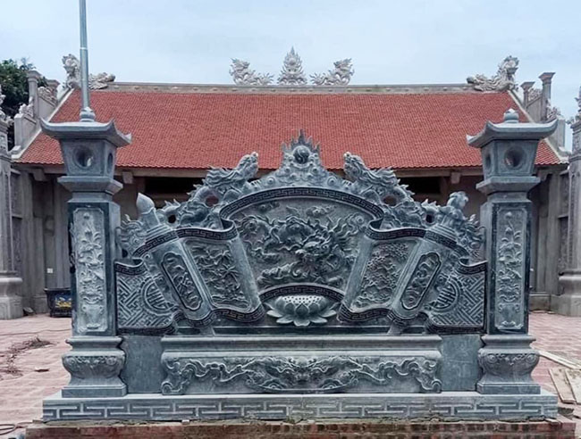 Mẫu cuốn thư đá