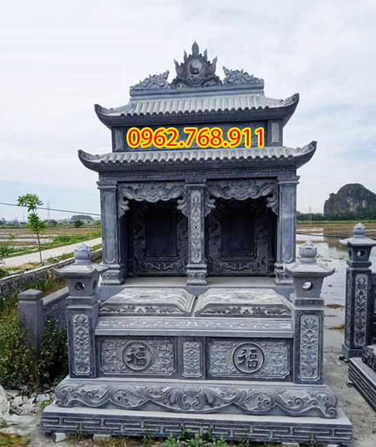 mộ đôi bằng đá tự nhiên