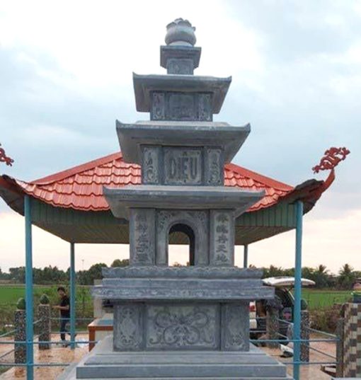 Mộ đá tháp - Mẫu 04